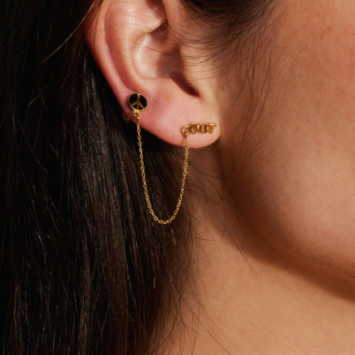 Peace Out Earrings
