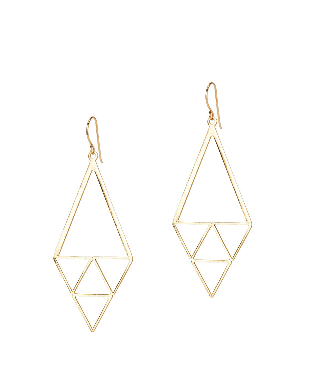 Inner Triangle Earrings