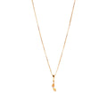 Banana Necklace Charm on Pretty Box Chain