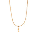 Banana Necklace Charm on Isla Round Snake Chain